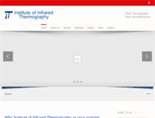 Tablet Screenshot of infraredinstitute.com